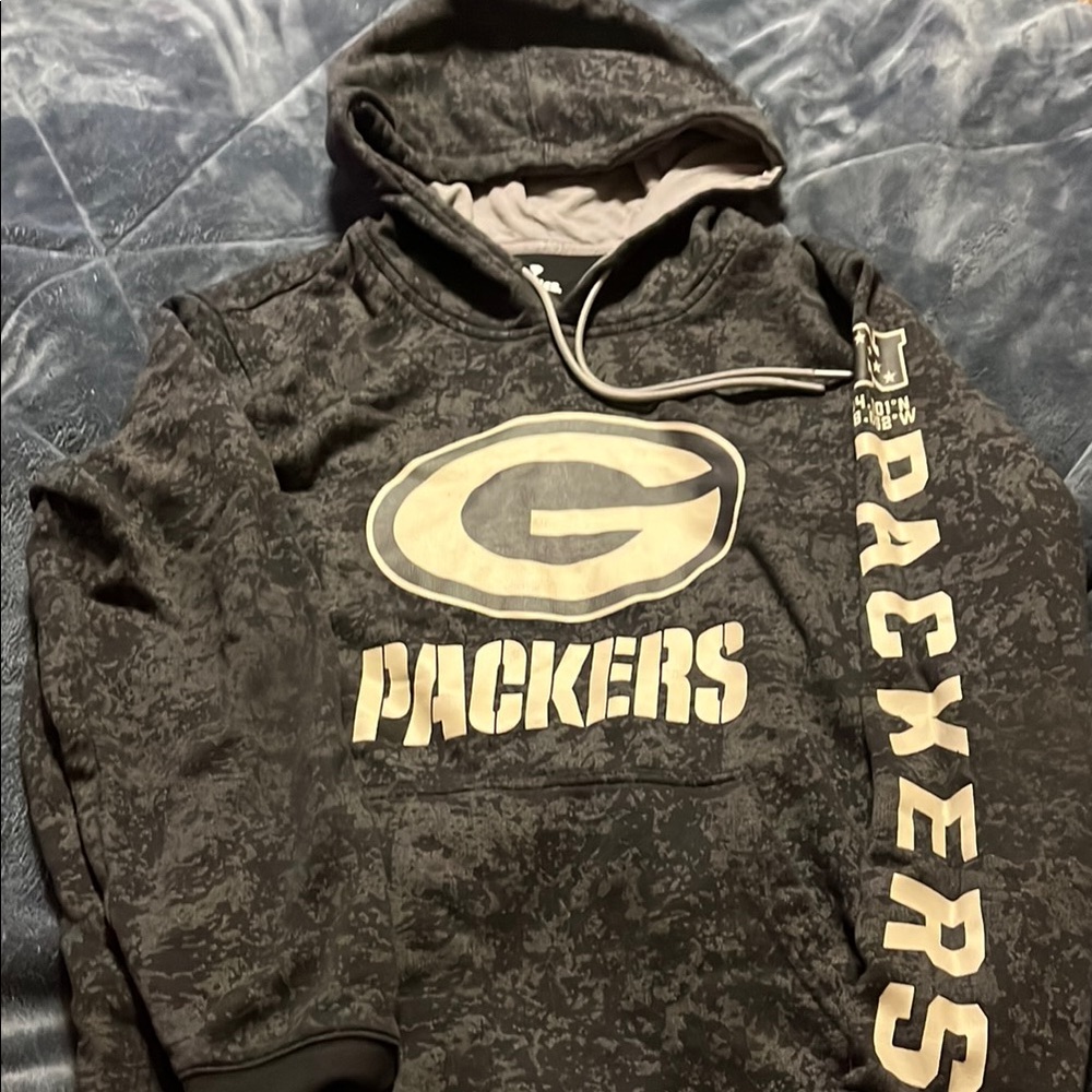 Fanatics Black and Gray Packers Sweater